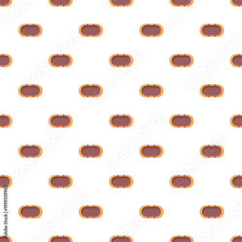 Poker table bet area forming a repeating background pattern on white
