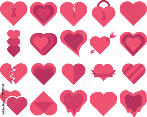 Vector Heart Collection