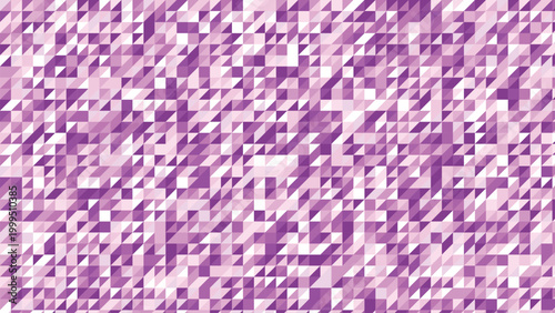Purple geometric mosaic background, abstract low poly triangle pattern vector, violet crystalline texture for digital wallpaper, modern amethyst faceted backdrop