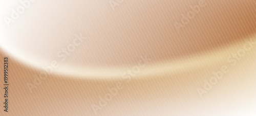 Abstract Brown and Beige Background with Diagonal Lines and Smooth Wave Light Effect