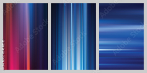 Abstract Dark Blue Motion Blur Background With Vertical and Horizontal Lines