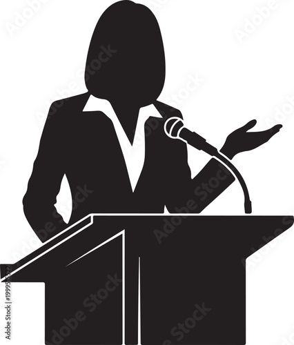 Black llama silhouette standing