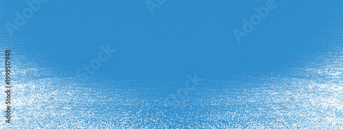 Winter snow pile 3d border snowy ground landscape background.