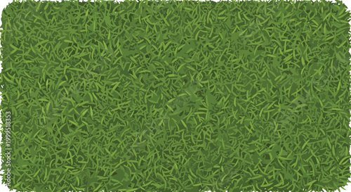 Background texture of natural green grass field for sports pitch or landscape gardening lawn design.