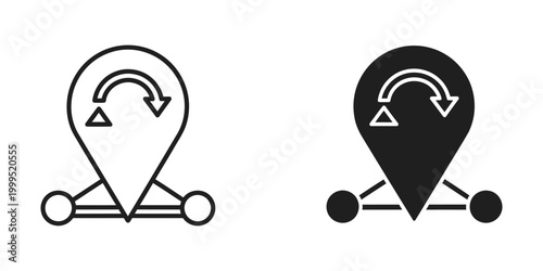 Diagram comparing active and passive loop systems with directional flow indicators