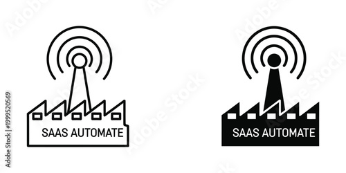Comparison of saas automate visual representations in white and black themes