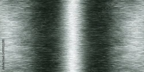 High-quality industrial background featuring a polished silver brushed metal texture on a stainless steel plate with a shiny metallic grey surface and reflective aluminum sheet design