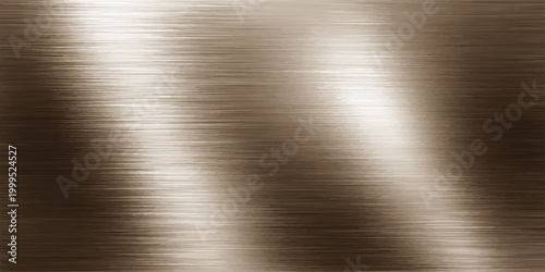 Polished stainless steel plate with a shiny brushed metal texture on a grey metallic aluminum surface featuring an industrial silver pattern and smooth reflection on the material sheet