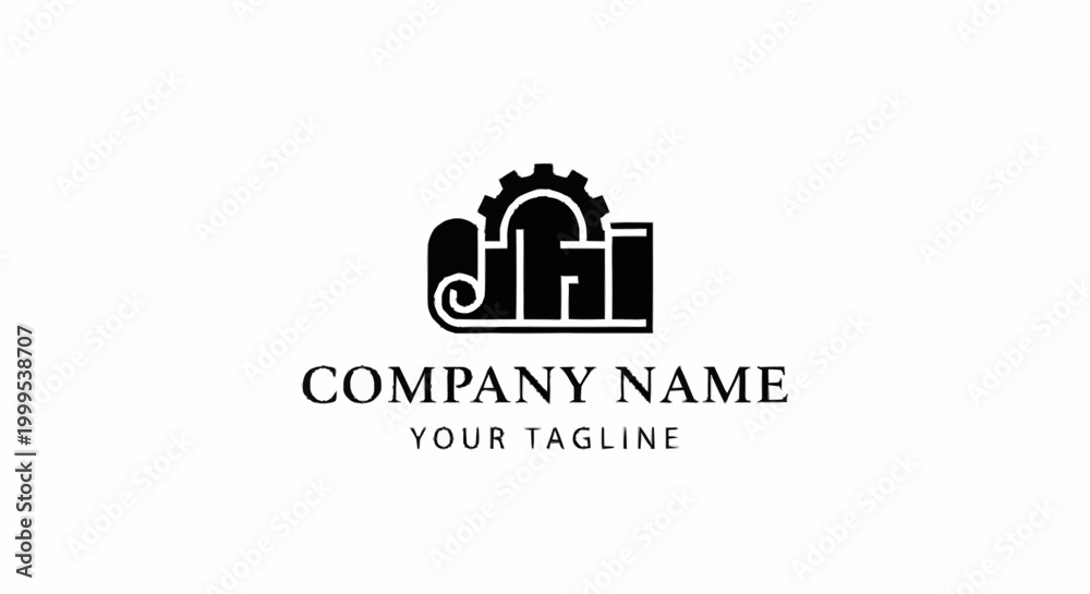 Fototapeta premium Company Logo Design Template Layout.