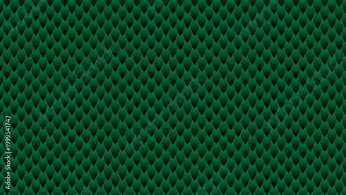 Konstfotografi Seamless green dragon scale pattern background