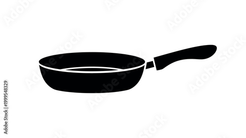 Frying Pan Skillet Icon Simple Vector