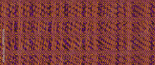 Distraction Free Wallpaper - Dark Tinted Orange Purple colors with Interference Waves background