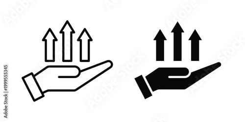 Tableau sur toile Advantage icon concepts for website projects