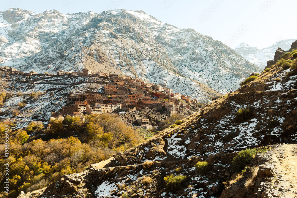 Obraz premium traditional berber village in the Atlas mountains