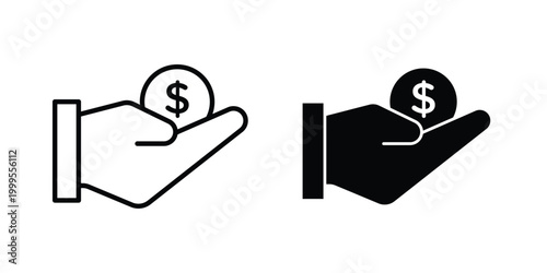 Borrower icon concepts for website projects