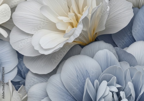 Soft pastel floral close-up delicate petals elegant botanical texture background