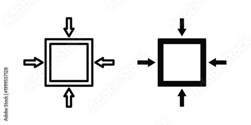 Compact icon concepts for website projects