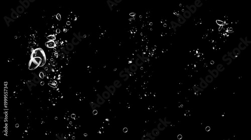 Deep water splash ocean foam abstract background.