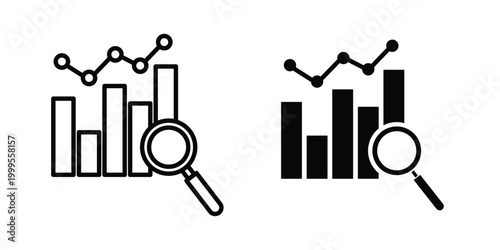 Photos Data analytics icon concepts for website projects