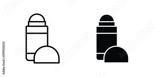 Deodorant roll on icon concepts for website projects