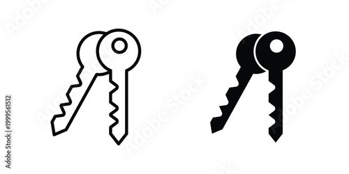 Keys icon concepts for website projects