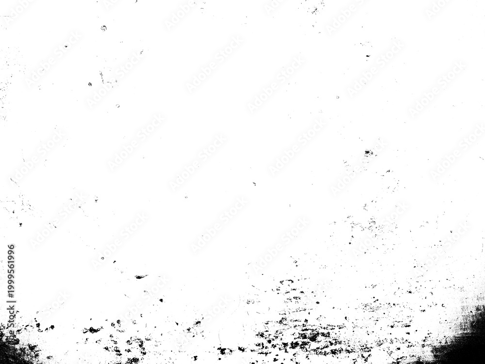 Fototapeta premium Abstract grunge wall texture. Distressed overlay on white background. Scratches, dust and grain backdrop.