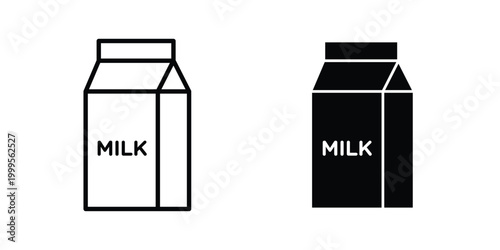 Milk icon concepts for website projects