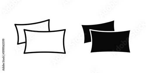 Pillow icon concepts for website projects