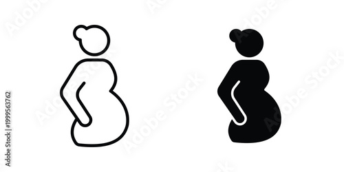 Pregnancy icon concepts for website projects