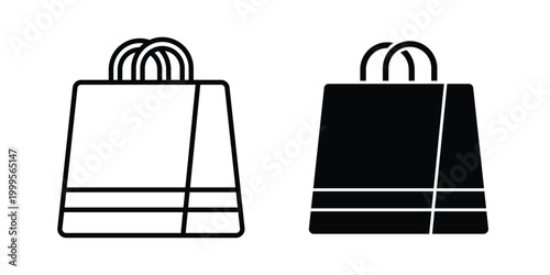 Shopping bag icon concepts for website projects