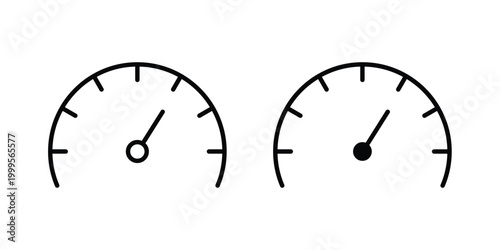 Speedometer icon concepts for website projects