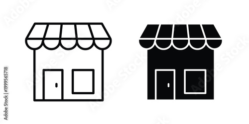 Store icon concepts for website projects