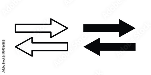 Transfer arrows icon concepts for website projects