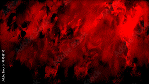 Abstract Vector Red smoke swirling dark background creating the illusion of a fiery inferno.