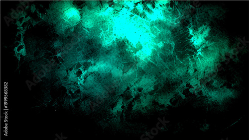 Abstract Vector teal smoke and energy background for creative design usage.