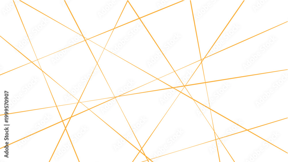 Obraz premium Abstract Orange Gradient Intersecting Lines on White Background – Minimal Geometric Line Pattern Design 