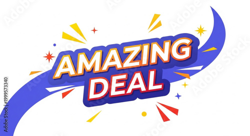 Amazing Deal Banner - Special Offer, Discount, Sale, Promotion, Marketing