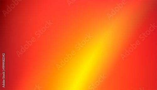 Abstract red orange gradient background, glowing yellow light texture, vibrant modern wallpaper