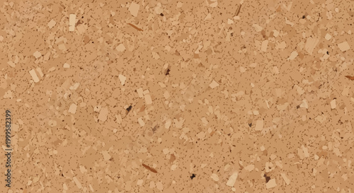 Tableau sur toile Cork texture background with small wood pieces and natural brown color