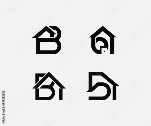 Real Estate Logo Design – Modern Property, Construction and Realty Business Branding