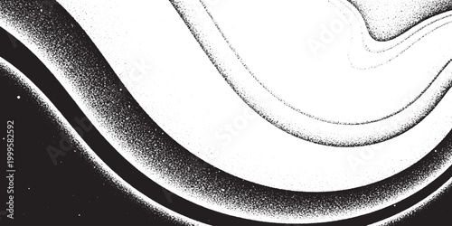 Monochrome abstract background with swirling lines and textured effect texture background organic shape fluid dynamics monochrome abstract background speckled halftone gradient geometric