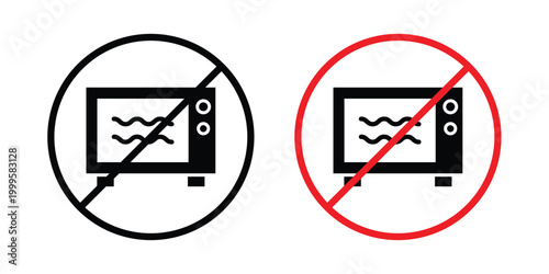 Forbidden Microwave icon outlined. Flat fill icons Free Download Forbidden Microwave icon outlined. Flat fill icons - GFXLoad