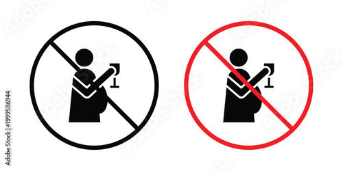 No alcohol during pregnancy period sign outlined. Flat fill icons