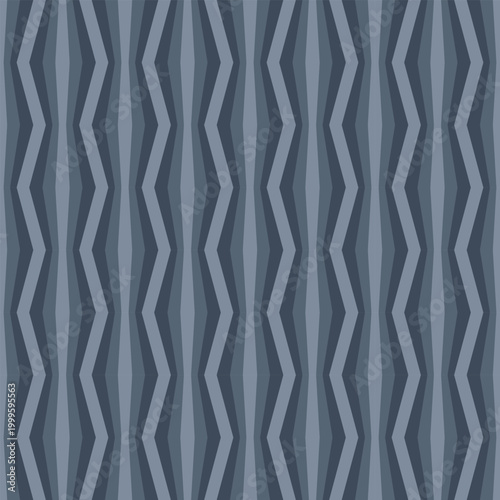 Seamless geometric abstract pattern. Stripe. Column. Zigzag. Vector
