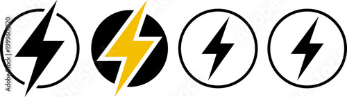 electric power surge lightning bolt flat design vector illustration Free Download electric power surge lightning bolt flat design vector illustration - GFXLoad