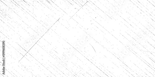 Subtle diagonal weathered wood grain texture overlay for grunge background design with light distressed scratches and fine dust particles on clean white surface