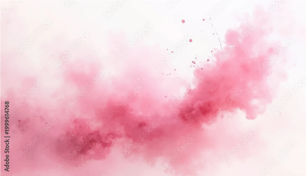 Obraz premium A vivid display of swirling pink smoke gracefully unfurls, its ethereal form creating a mesmerizing dance across the frame. Its vibrant hue and delicate texture evoke a sense of movement, mystery.