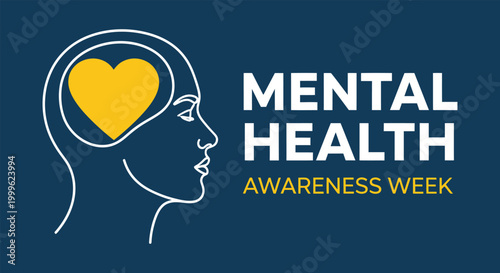 Mental health awareness prioritizing wellbeing and emotional health