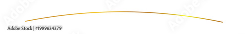 gold gradient line.  Golden stroke line isolated on transparent background. Luxury metallic divider design element