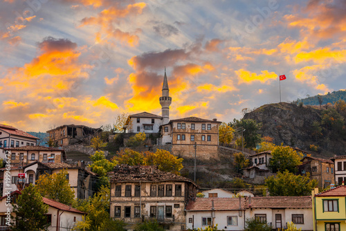 The Village of Tarakli, at Sakarya Turkey, Famous with Traditional and Historic Turkish Houses